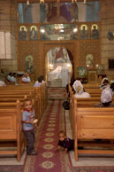 Sunday morning service / Coptic service on Sunday morning in Old Cairo