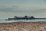 End of the Pier? / The end of Hastings pier which suffered a disaster fire on 5th October 2010