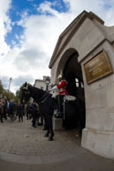 House Guard / Mounted guard outside the entrance to Horse Guards Parade
