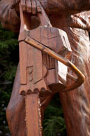 Lumberjack Sculpture / Massive wooden sculpture on Grouse Mountain