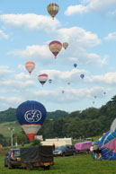 BIBF 2012 / Friday morning mass ascent at Bristol International Balloon Fiesta