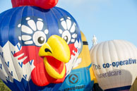 French Cockerel / A special shaped hot air balloon known as the 'French Cockerel'