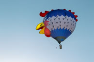 Flying French Cockerel Balloon / Special shaped French Cockerel balloon flying high