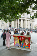 Characters from Jacqueline Wilson books / at St. Paul's Cathedral