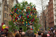 Tree of Luck? (I) / Colourful parcels hanging from a tree … luck?