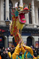 Chinese New Year 2013 / Chinese dragon in the Chinese New Year parade in London, UK