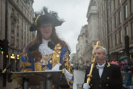 Lord Mayor of the City of Westminister / Sarah Richardson welcomes everyone to the 2014 London New Year's Day Parade