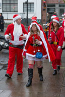 London Santacon 2015 - #104 / Hundreds of Santas take to the London streets to spread Christmas cheer