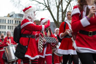 London Santacon 2015 - #335 / Hundreds of Santas take to the London streets to spread Christmas cheer