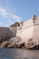 Steep Dubrovnik Walls / Croatia in October 2011