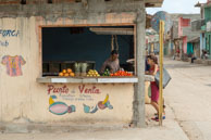 Fruit Stall / Selling fruit and vegetables from a typical Cuban shop in Trinidad