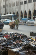 Shoes in the flea market / Images from Amman, the capital of Jordan in early November 2013
