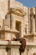 Bagpipes? / Images from Jerash, Jordan in early November 2013