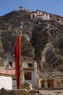 Monastry on a hill / Lots of monastries are build on hills and the builds stretch up to the top
