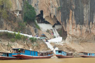 Laos 2011 / Pak Ou Caves on the bank of the Mekong River near Luang Prabang, Laos
