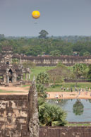 Lake and Balloon / Temples, their surrounding and people in Seim Reap, Cambodia