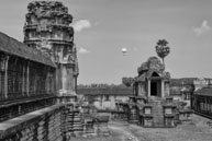 Angkor Wat & Balloon / Temples, their surrounding and people in Seim Reap, Cambodia