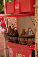 Tagines & Coke / A contrast between the Moroccan tagines and the global brand of Coke