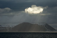 Arctic Cloud / Beautifully lit cloud along the Barents Sea, Svalbard