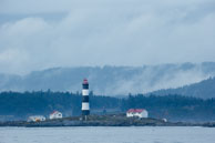 Lighthouse and low clouds / From my trip to Victoria and Vancouver Island in the Fall (October 2014)