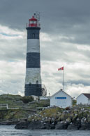 Lighthouse and Canadian flag / From my trip to Victoria and Vancouver Island in the Fall (October 2014)